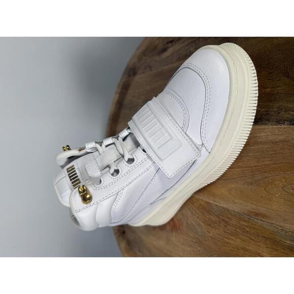 NWB Puma Deva Boot Women's White Lifestyle Sneakers Shoes Size 6 - Picture 9 of 10